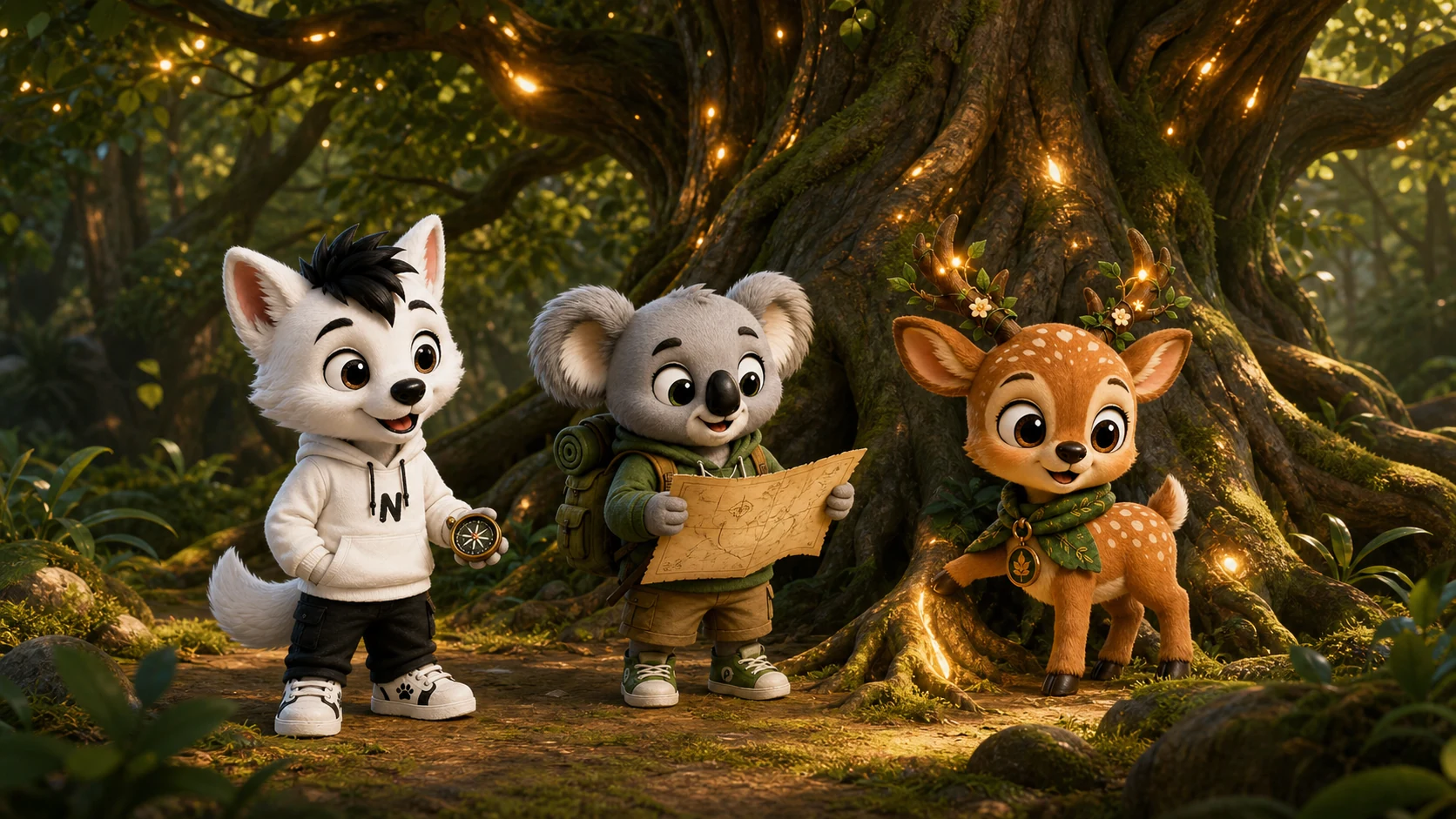 Ilustración de El bosque no nació cuando ellos lo encontraron
