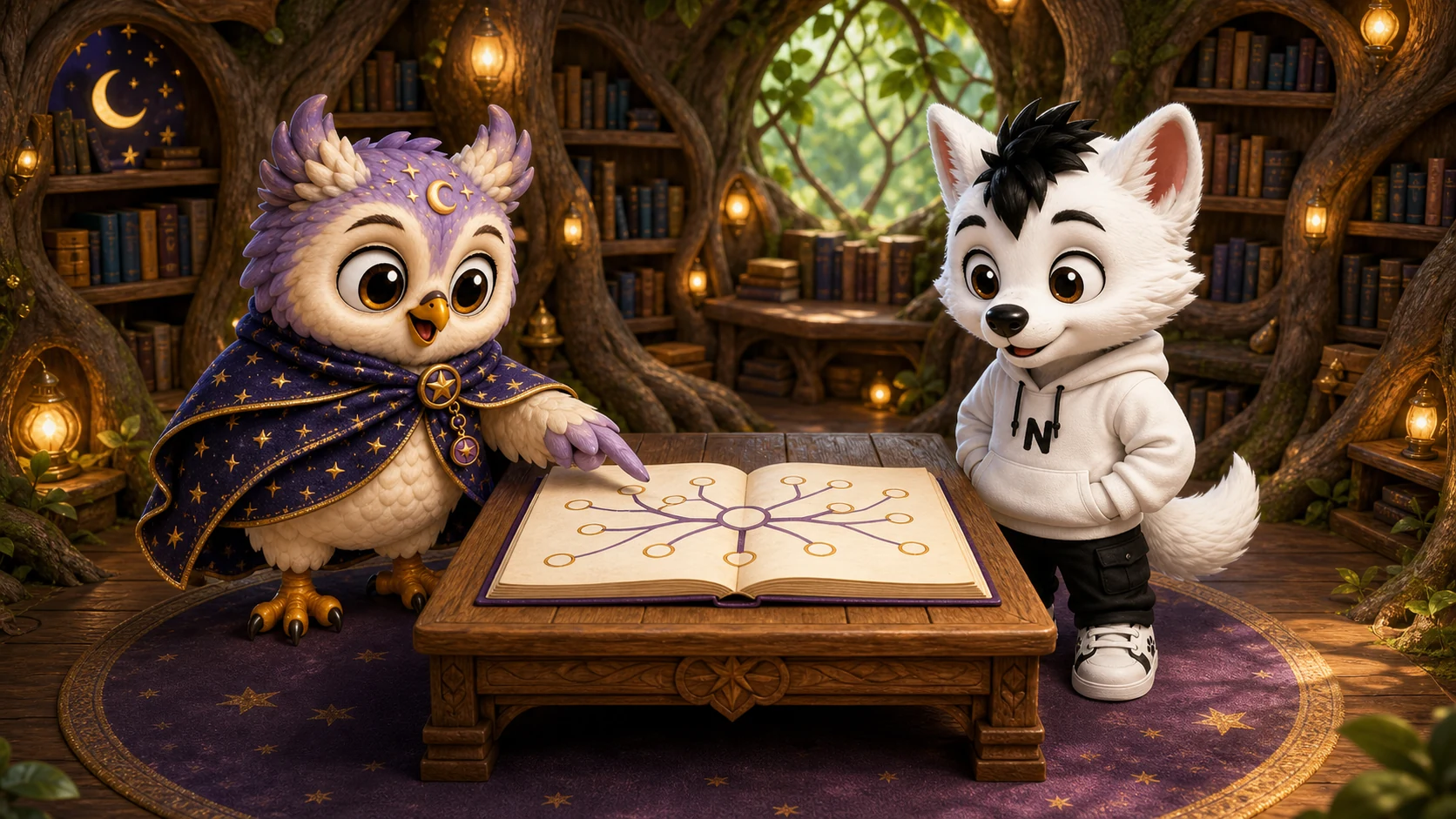 Ilustración de El bosque no nació cuando ellos lo encontraron