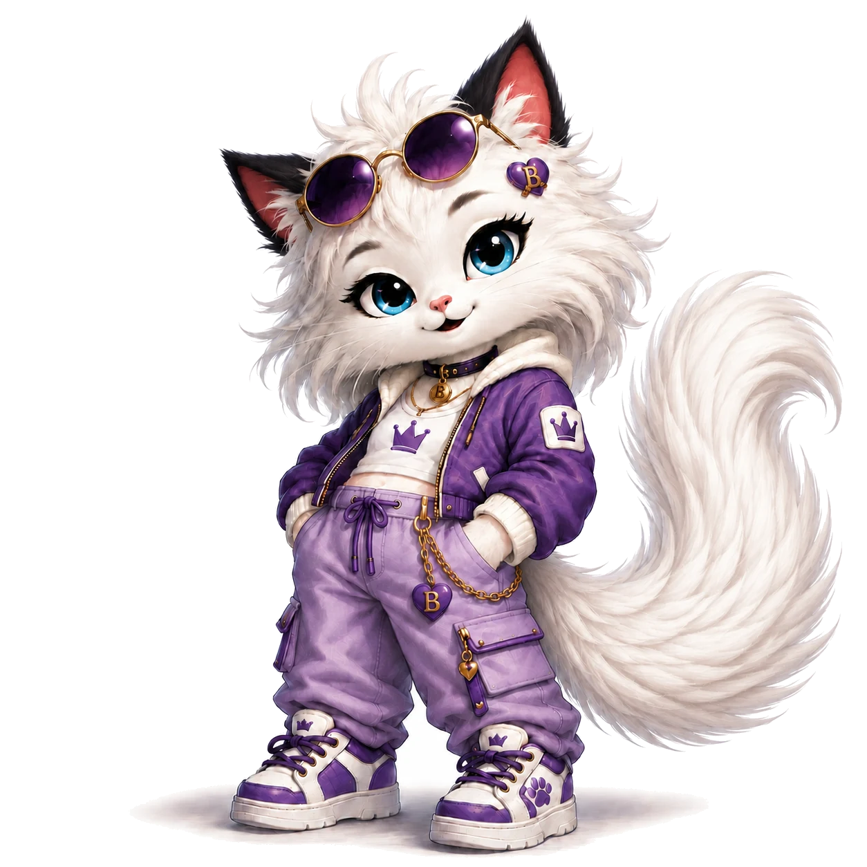 Bellabii, gata blanca