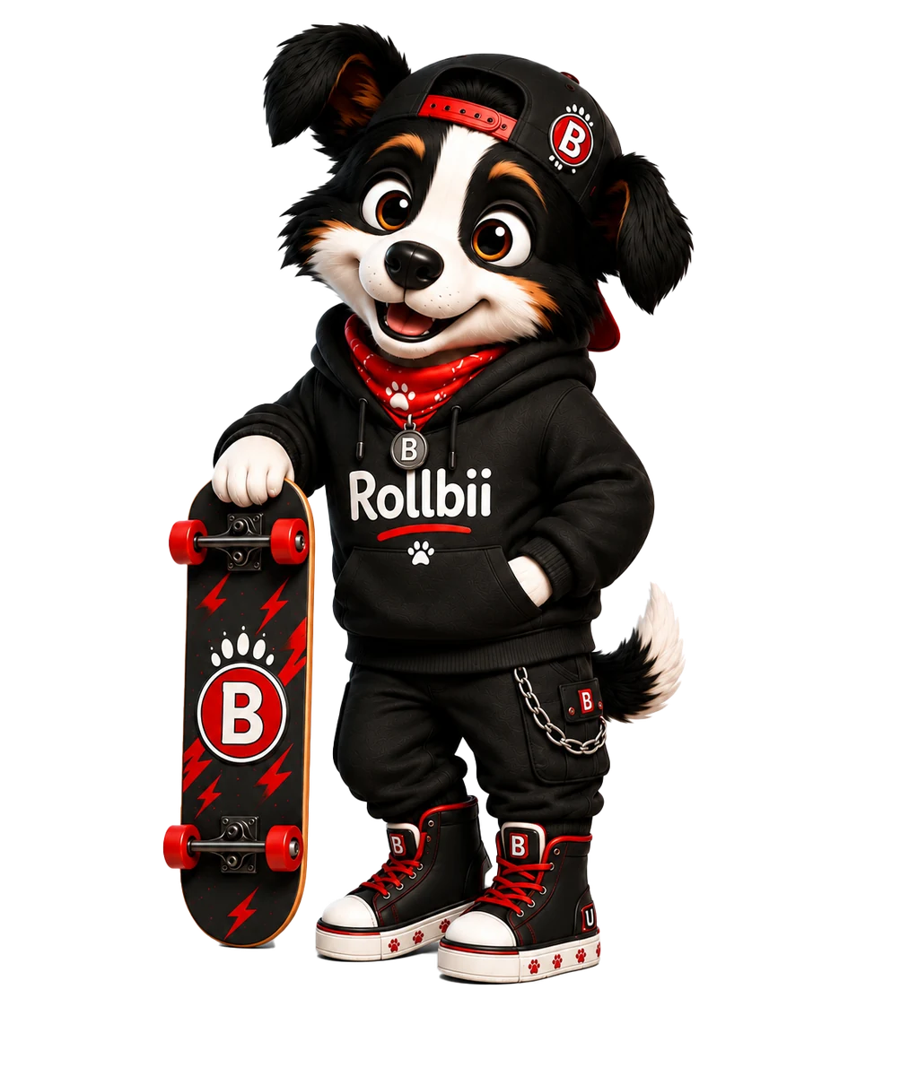 Rollbii, perro border collie
