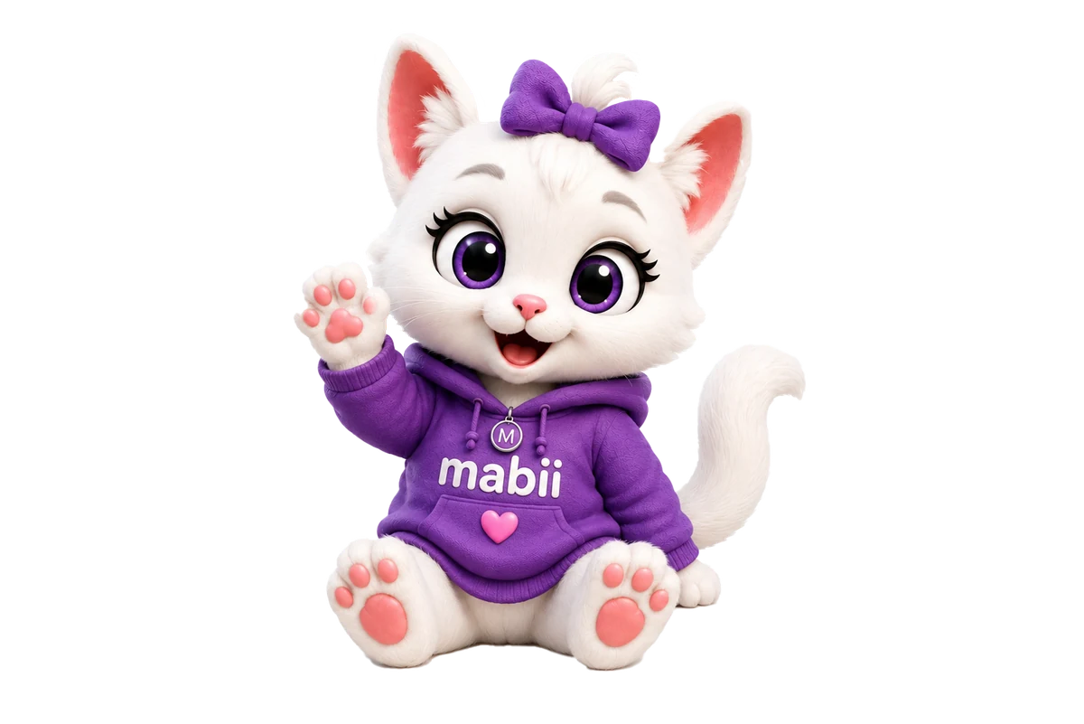 Mabii, gata blanca